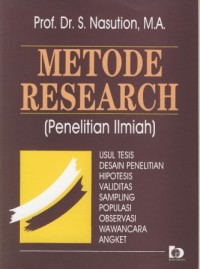 Image of Metode Research(Penelitian Ilmiah)