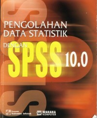 Image of PENGOLAHAN DATA STATISTIK DENGAN SPSS 10.0