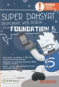 Image of Super Dahsyat Responsive Web Design Dengan Foundation 5