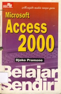 Image of Microsoft Access 2000